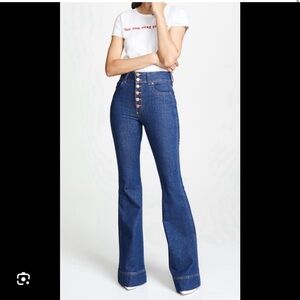 AO LA - Alice and Olivia Super High Rise Bell Bottom Jean